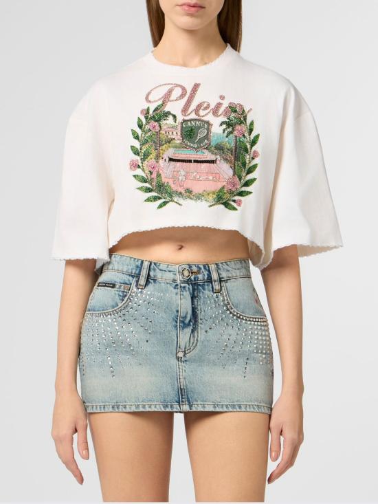 26SS 필립 플레인 반팔 티셔츠 PAFCWTK3934PJY002N 01OF White