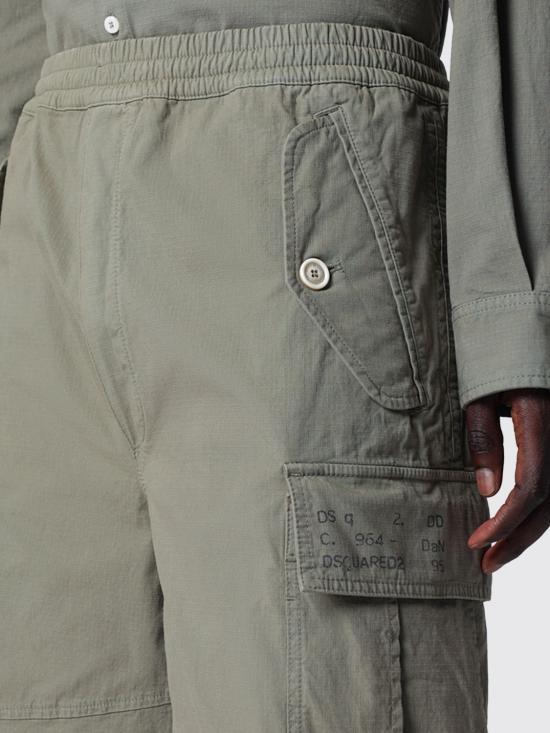26SS 디스퀘어드2 숏팬츠 S71MU0881D35058 734 Green - DSQUARED2