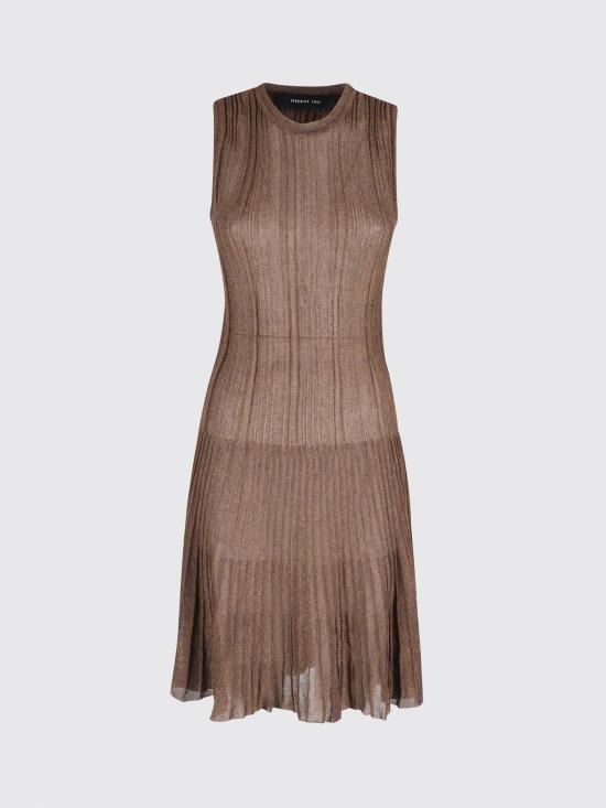 26SS 페데리카 토시 미디 원피스 42311452 69 Brown - FEDERICA TOSI
