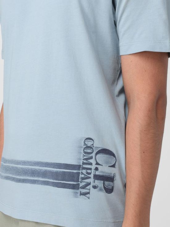 26SS 씨피 컴퍼니 반팔 티셔츠 20CMTS293A005431G 809 Grey - C.P. COMPANY