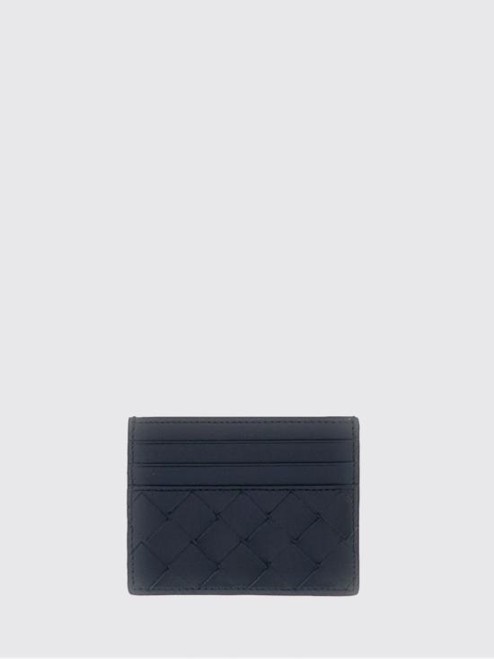 26SS 보테가베네타 인트레치아토 크레딧 카드 케이스 743209VCPQ3 8838 Blue - BOTTEGA VENETA