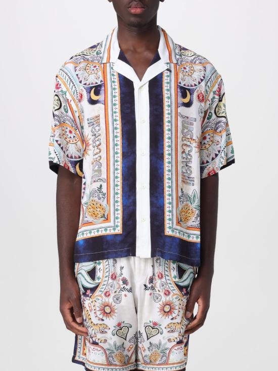 26SS 저스트까발리 반팔 셔츠 80OALF04CNF05 004 Beige