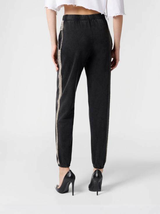 26SS 필립 플레인 스트레이트 팬츠 SAFCWJT2190PTE004N 02 Black - PHILIPP PLEIN