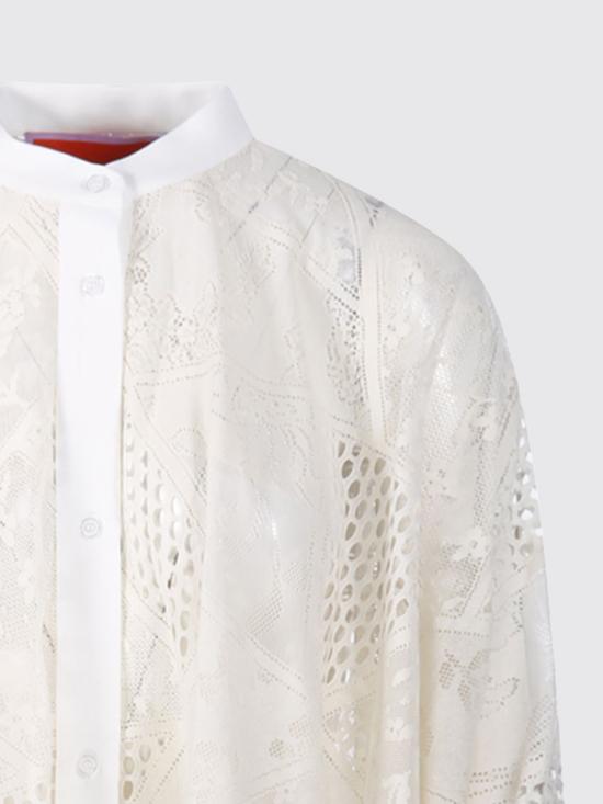 26SS 라 더블제이 블라우스 SHI0167LAC008SOLID BR05 White - LA DOUBLEJ