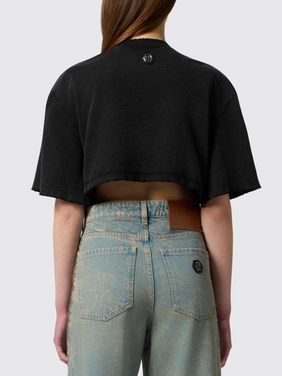 26SS 필립 플레인 반팔 티셔츠 PAFCWTK3934PJY002N 02 Black - PHILIPP PLEIN