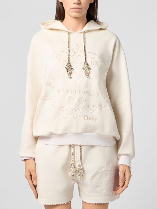 26SS 필립 플레인 후드 티셔츠 PAFCWJB1948PTE180N 01OF White