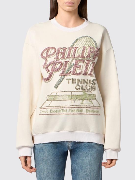 26SS 필립 플레인 스웨터 PAFCWJO1112PTE180N 01OF White