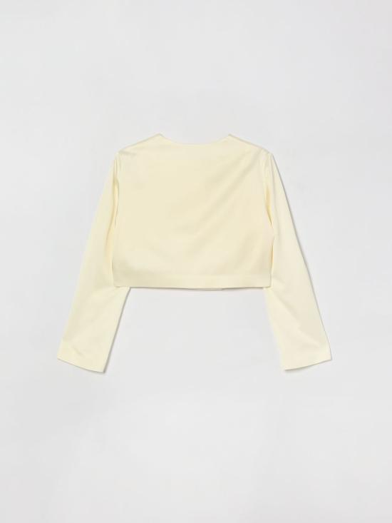 26SS [키즈] 알베르타 페레티 캐주얼 자켓 R1G1017141 0035 Yellow Cream - ALBERTA FERRETTI
