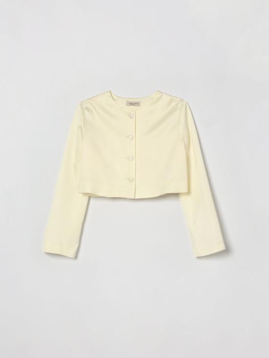 26SS [키즈] 알베르타 페레티 캐주얼 자켓 R1G1017141 0035 Yellow Cream
