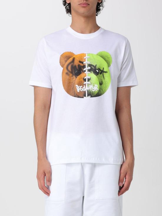 26SS 디스클레이머 반팔 티셔츠 55532 BIANCO White