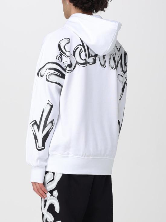26SS 디스클레이머 후드 티셔츠 55400 BIANCO ST NERA White - DISCLAIMER