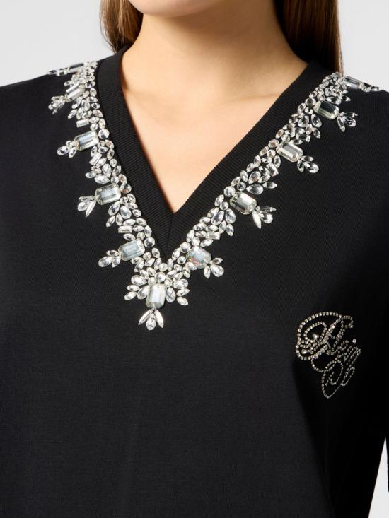 26SS 필립 플레인 반팔 티셔츠 SAFCWTK3876PJY002N 02 Black - PHILIPP PLEIN