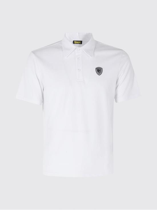 26SS 블라우어 폴로 티셔츠 26SBLUT02064006526 100 White - BLAUER