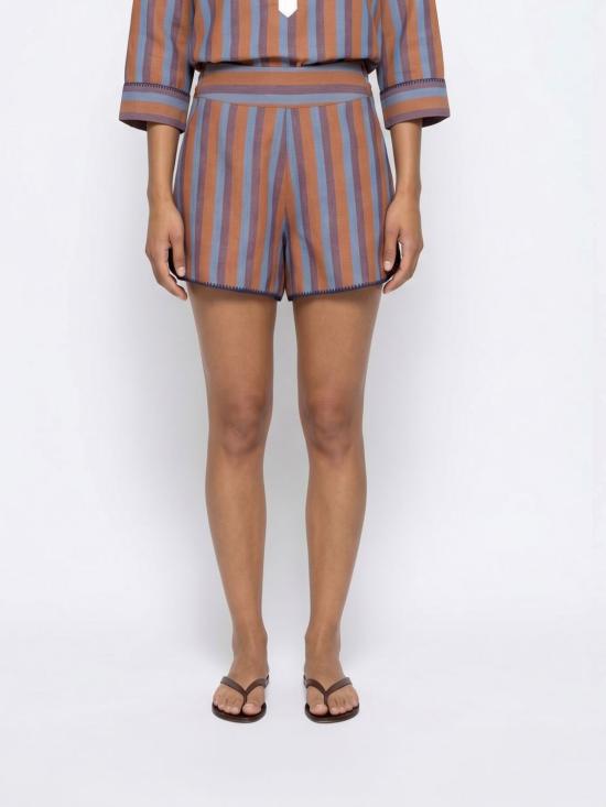 26SS 파울라 숏팬츠 CALCITA10 NAVYEMBR Blue