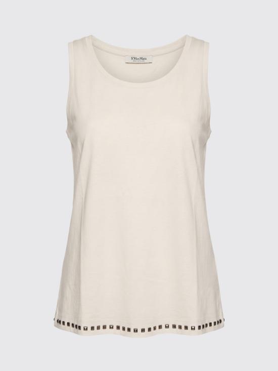 26SS 에스막스마라 민소매 티셔츠 2619941023600 001 Natural - 'S MAX MARA