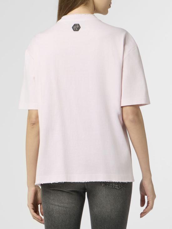 26SS 필립 플레인 반팔 티셔츠 PAFCWTK3944PJY002N 03 Fuchsia - PHILIPP PLEIN