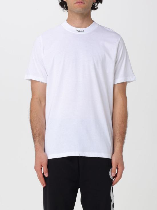 26SS 디스클레이머 반팔 티셔츠 55406 BIANCO White