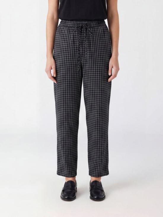 26SS 던스트 스트레이트 팬츠 UDPA6B121BK BLACK CHECK Black