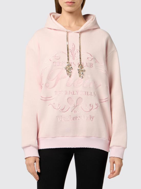 26SS 필립 플레인 후드 티셔츠 PAFCWJB1948PTE180N 03 Fuchsia