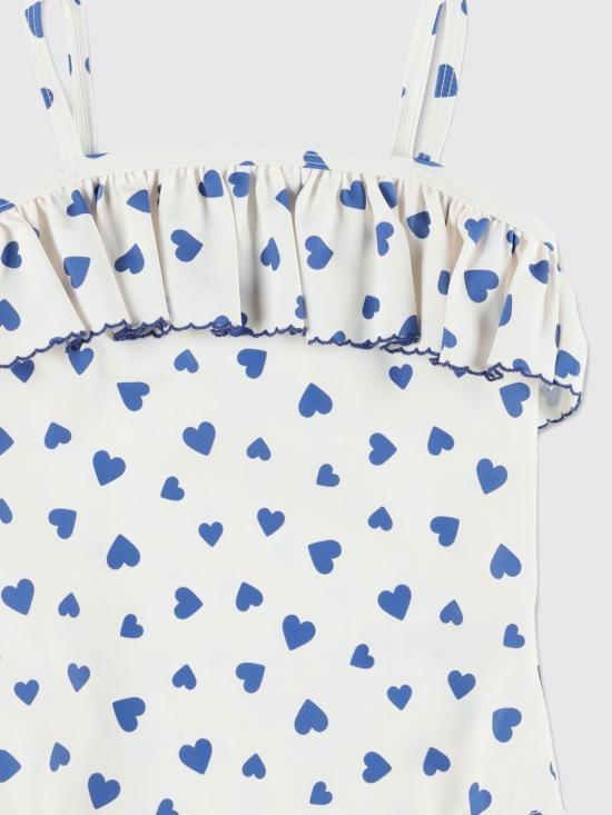 26SS [키즈] 쁘띠바또 원피스 수영복 A0FJ6 01 White - PETIT BATEAU
