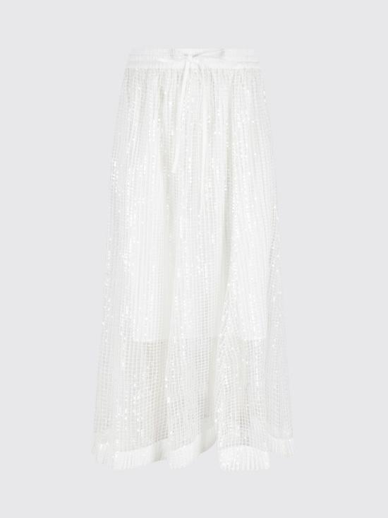 26SS 메이메이즈 롱 스커트 M6PDD1 791 White - MEIMEIJ