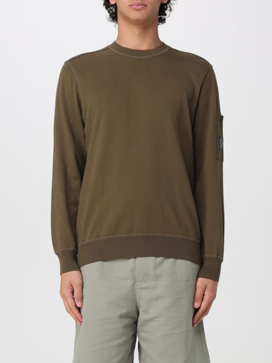 26SS 씨피 컴퍼니 코튼 씨 아일랜드 크루넥 렌즈 스웨터 20CMKN102A110560A 683 Green