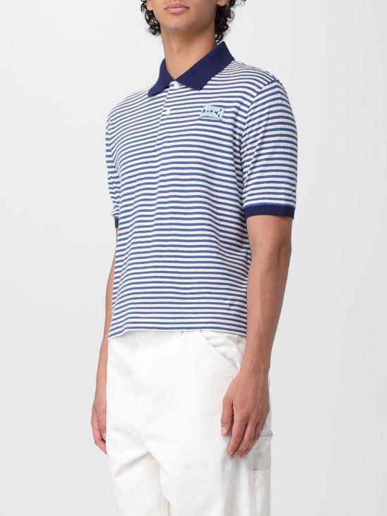 26SS 마르니 폴로 티셔츠 POMU0052LXUTL015 STB56 Blue - MARNI