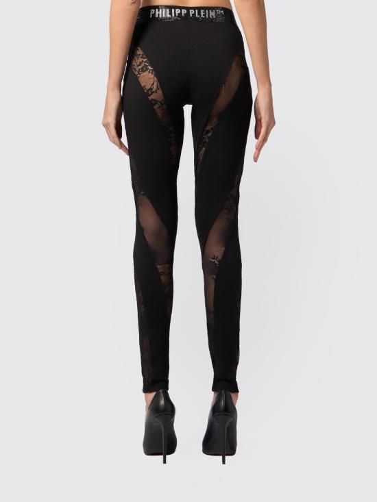 26SS 필립 플레인 레깅스 SAFCWJT2192PTE003N 02 Black - PHILIPP PLEIN