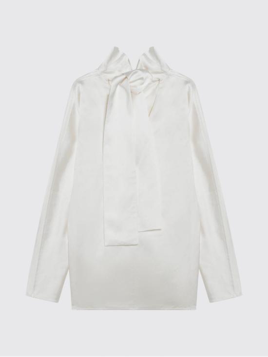 26SS 토템 블라우스 262WRT0738FB0623 047 White - TOTEME