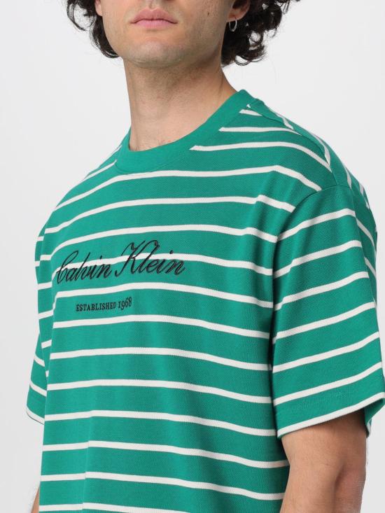 26SS 캘빈클라인 반팔 티셔츠 LV04RF204G L4G Forest Green - CALVIN KLEIN