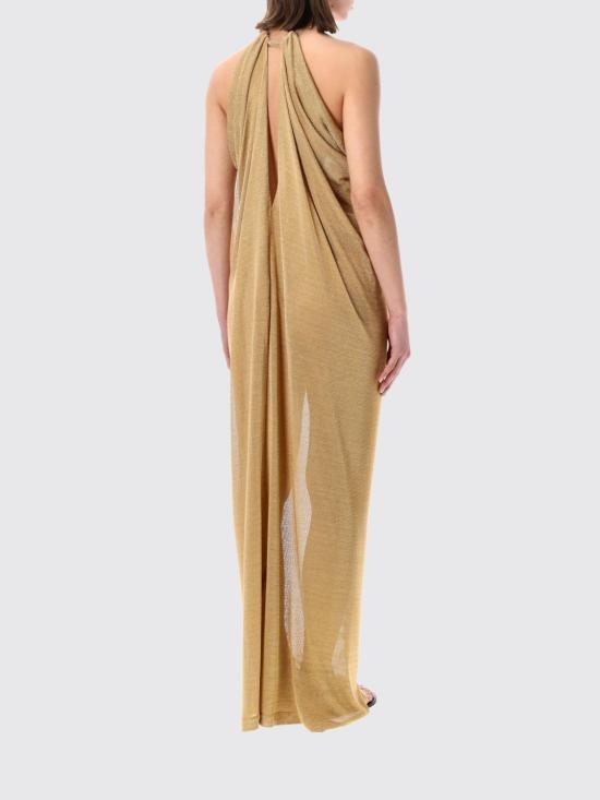 26SS 알베르타 페레티 롱 원피스 04730125 0606 Gold - ALBERTA FERRETTI