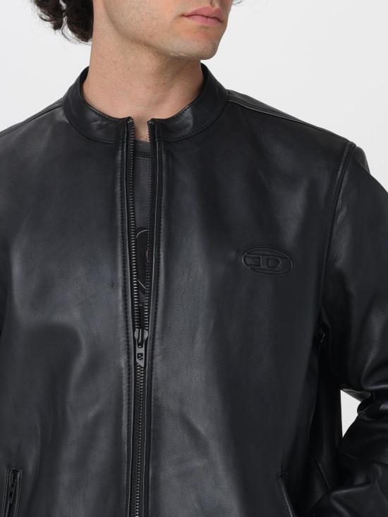 26SS 디젤 가죽 자켓 A185880AJIR 9XX Black - DIESEL