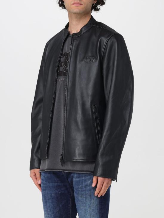 26SS 디젤 가죽 자켓 A185880AJIR 9XX Black - DIESEL