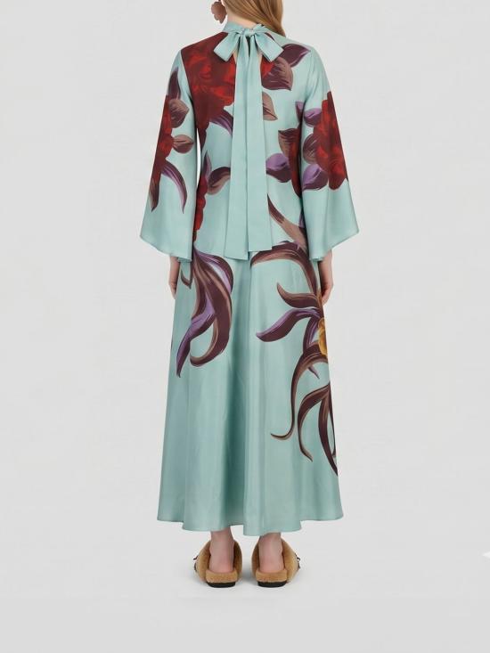 26SS 라 더블제이 롱 원피스 DRE0232SIL001PEO06 BU01 Peony - LA DOUBLEJ
