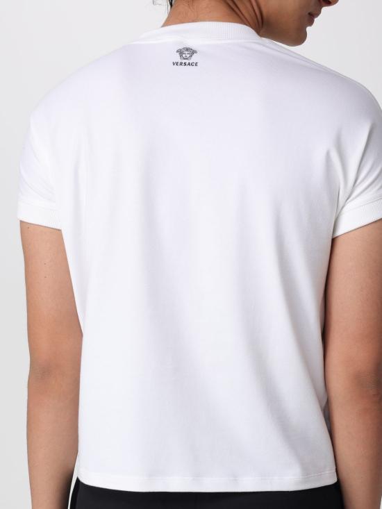 26SS 베르사체 반팔 티셔츠 10237531A17888 1W000 White - VERSACE