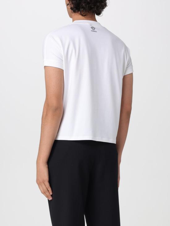 26SS 베르사체 반팔 티셔츠 10237531A17888 1W000 White - VERSACE