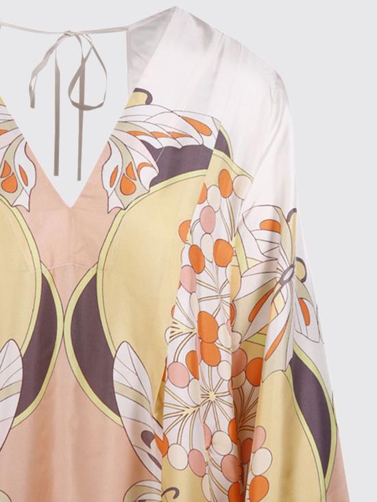 26SS 라 더블제이 롱 원피스 DRE1022SIL029FLO08 PI02 Multicolor - LA DOUBLEJ