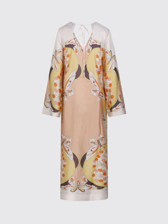 26SS 라 더블제이 롱 원피스 DRE1022SIL029FLO08 PI02 Multicolor - LA DOUBLEJ
