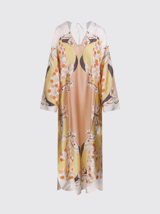 26SS 라 더블제이 롱 원피스 DRE1022SIL029FLO08 PI02 Multicolor - LA DOUBLEJ