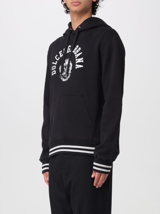 26SS 돌체앤가바나 후드 티셔츠 G9BGPTG7POT N0000 Black - DOLCE & GABBANA