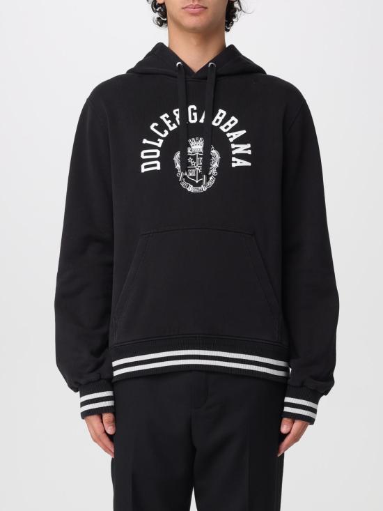 26SS 돌체앤가바나 후드 티셔츠 G9BGPTG7POT N0000 Black