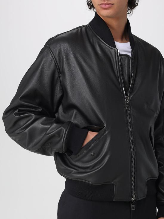 26SS 돌체앤가바나 가죽 자켓 G9BBMLHULY3 N0000 Black - DOLCE & GABBANA