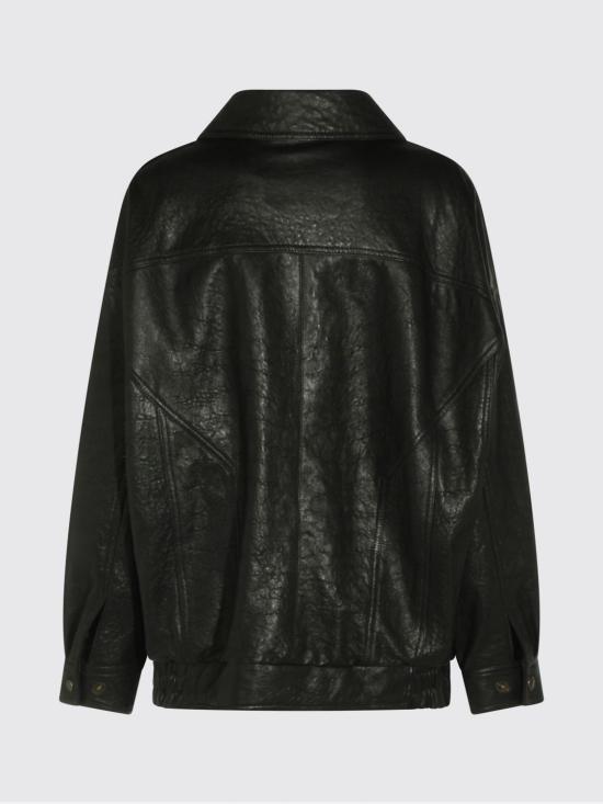 26SS 돌체앤가바나 싱글 브레스티드 레더 자켓 F9U59LHUL1L N0000 Black - DOLCE & GABBANA