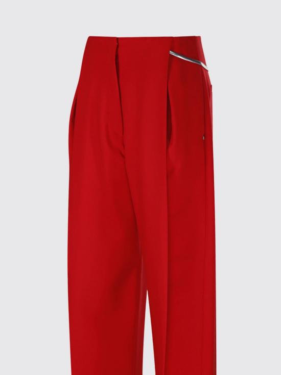 26SS 스포트막스 스트레이트 팬츠 2612131031600 004 Red - SPORTMAX