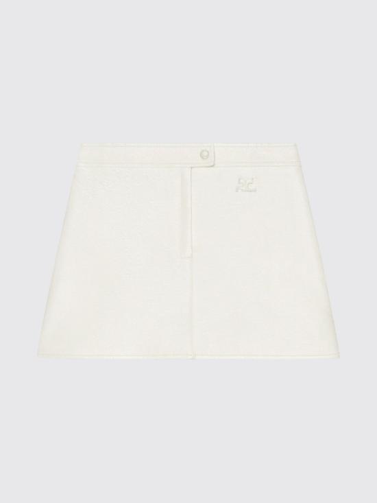 26SS 쿠레쥬 숏 스커트 126CJU352VY0014 0018 Ivory - COURREGES
