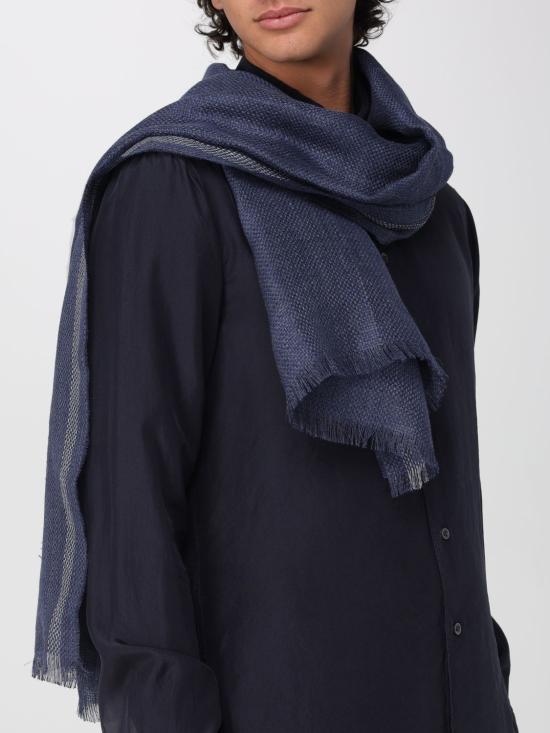 26SS 브루넬로 쿠치넬리 머플러/스카프 MSC695AG CA712 Blue - BRUNELLO CUCINELLI