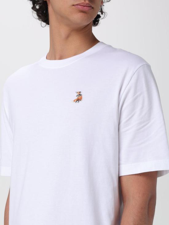 26SS 메종키츠네 드리밍 폭스 컴포트 티셔츠 QM00102KJ7026 453 White 1 - MAISON KITSUNE