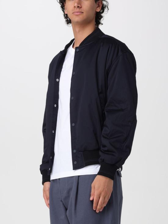 26SS 메종키츠네 봄버 자켓 QM02105WW9104 413 Navy - MAISON KITSUNE