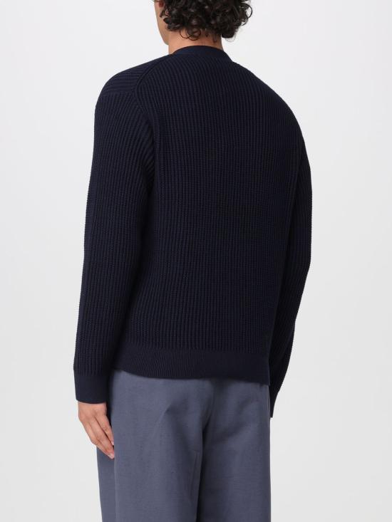 26SS 메종키츠네 가디건 QM00503KT1189 413 Navy - MAISON KITSUNE