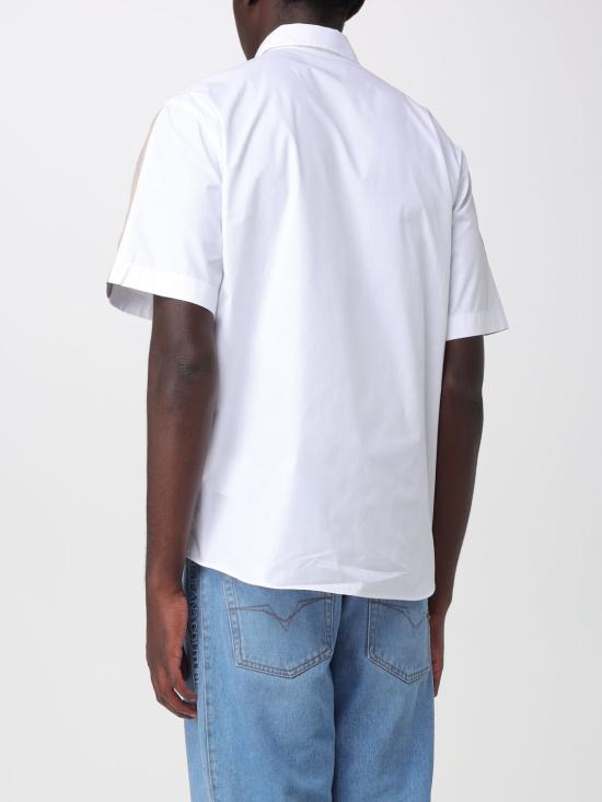 26SS 베르사체 반팔 셔츠 80GAL219N0132 003 White - VERSACE